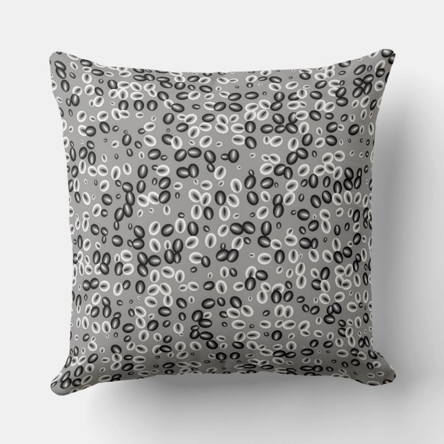 Drifting in the wind throw pillow (Back)
