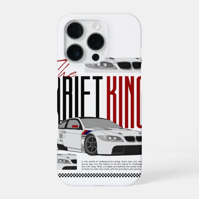 Drifting Machine – Speed & Smoke  iPhone Case (Back)