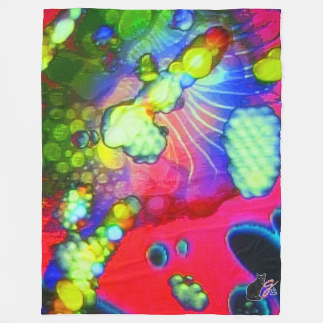 Drifting Reverie Fleece Blanket (Front)