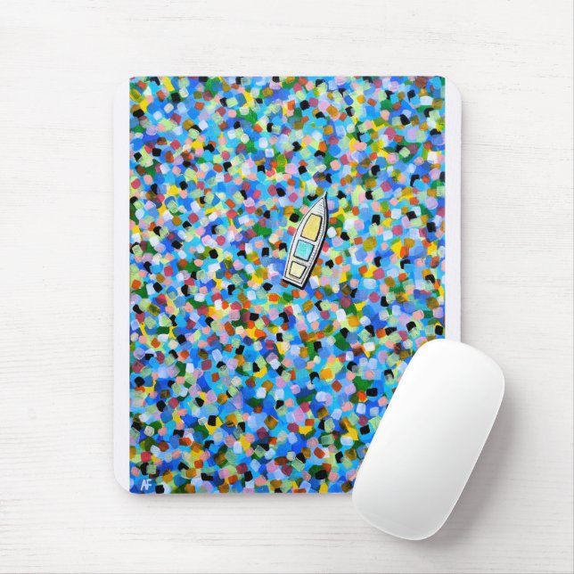 Drifting through Dreams Painting by Alfred Fox Mouse Pad (With Mouse)