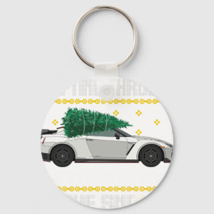 drifting through the snow 2 keychain
