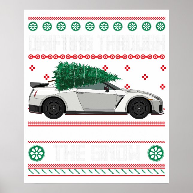 drifting through the snow poster (Front)