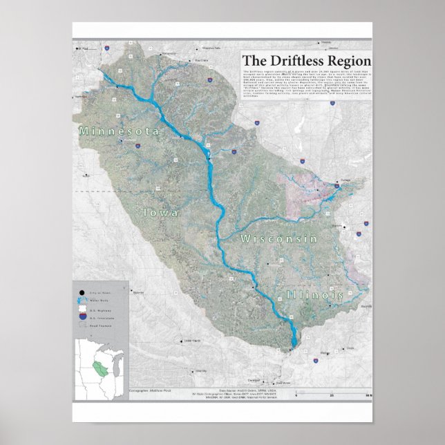 Driftless Region  Poster (Front)