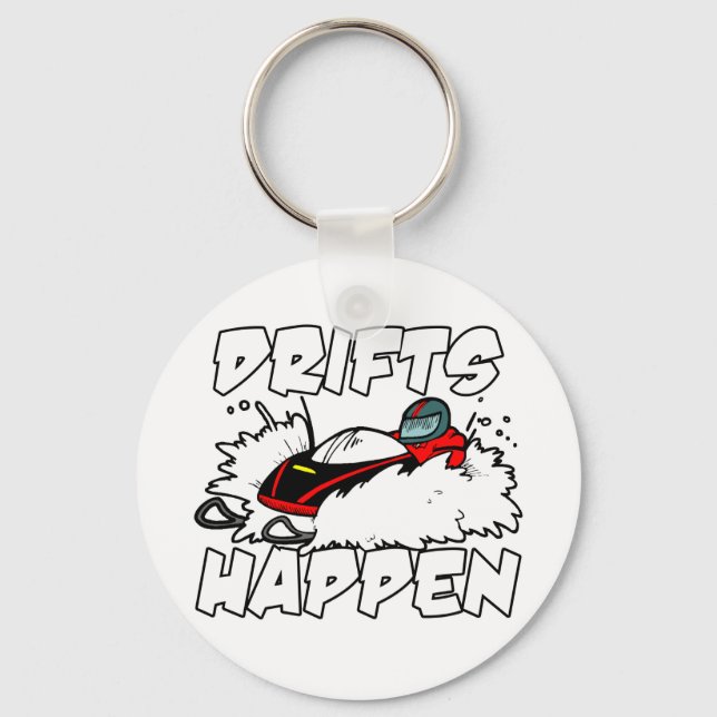 Drifts Happen Keychain (Front)