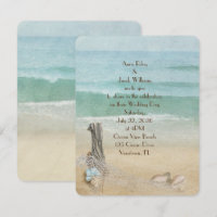 driftwood and nautical net beach wedding