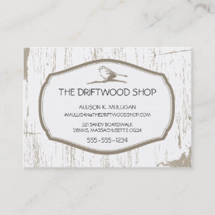 DRIFTWOOD AND SPARROW BIRD BUSINESS CARD
