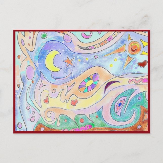 Driftwood Art Postcard (Front)