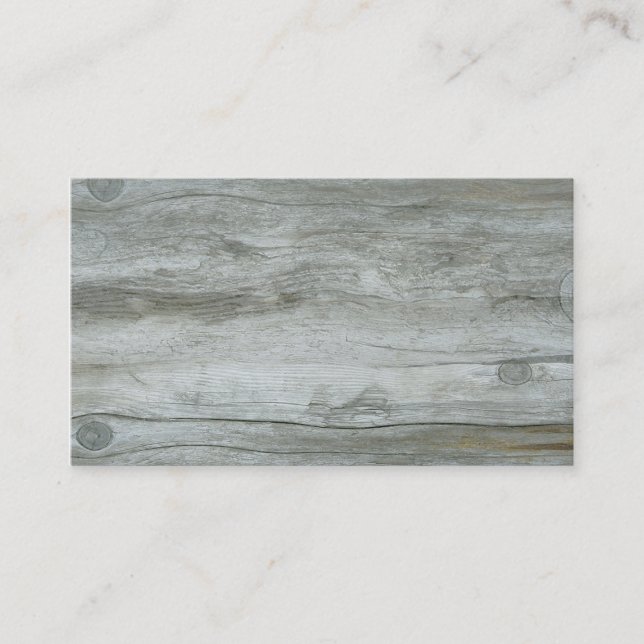 Driftwood Background Texture Business Card (Front)