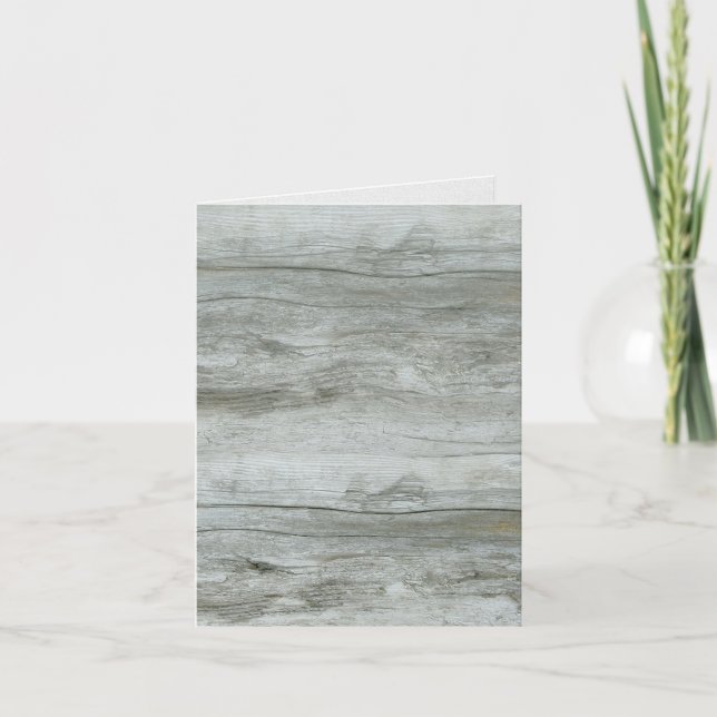 Driftwood Background Texture Card (Front)