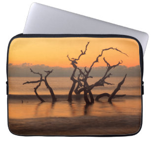 Driftwood Beach at Sunrise Jekyll Island Georgia Laptop Sleeve