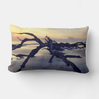 Driftwood Beach Jekyll Island Ga. at dawn Pillow