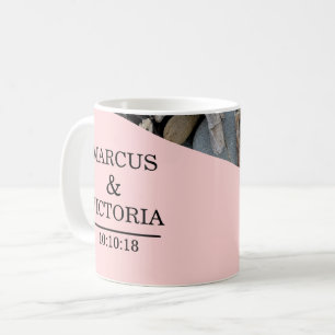 Driftwood beach wedding coffee mug