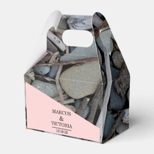 Driftwood beach wedding favor box