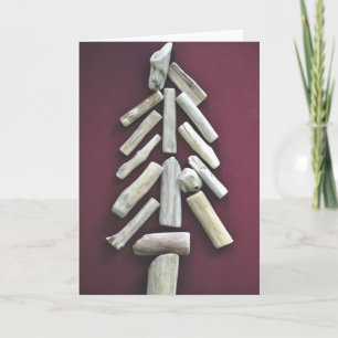 Driftwood Christmas Tree Card
