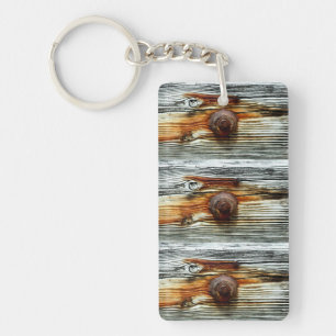 driftwood grey dock board keychain