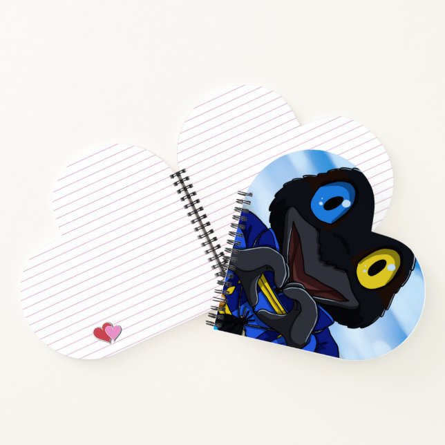 Driftwood heart notebook (Inside)