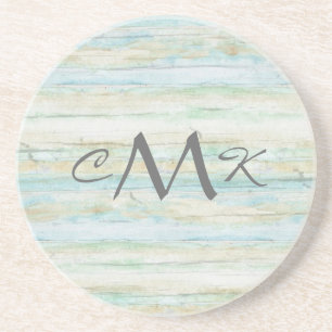 Driftwood Ocean Beach House Coastal Seashore Coaster