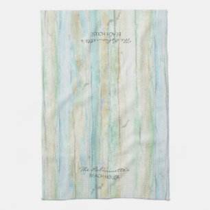 Driftwood Ocean Beach House Coastal Seashoredriftw Kitchen Towel