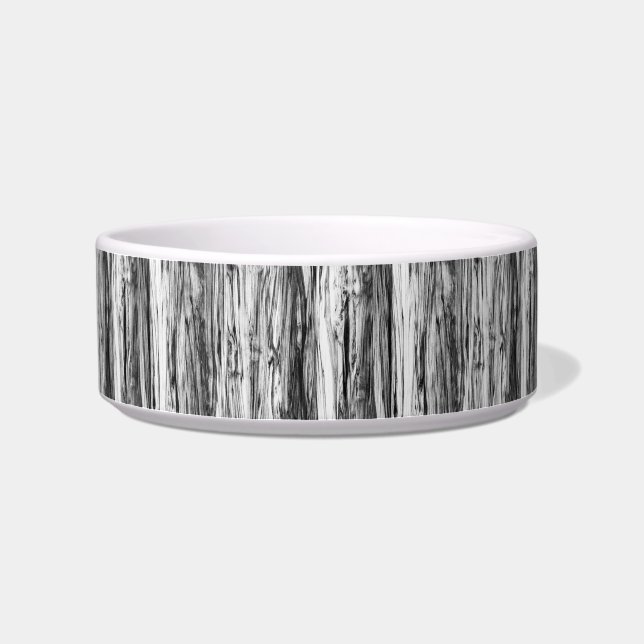Driftwood pattern - black, white and grey bowl (Left)