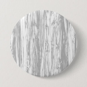 Driftwood pattern - grey / grey and white 3 inch round button