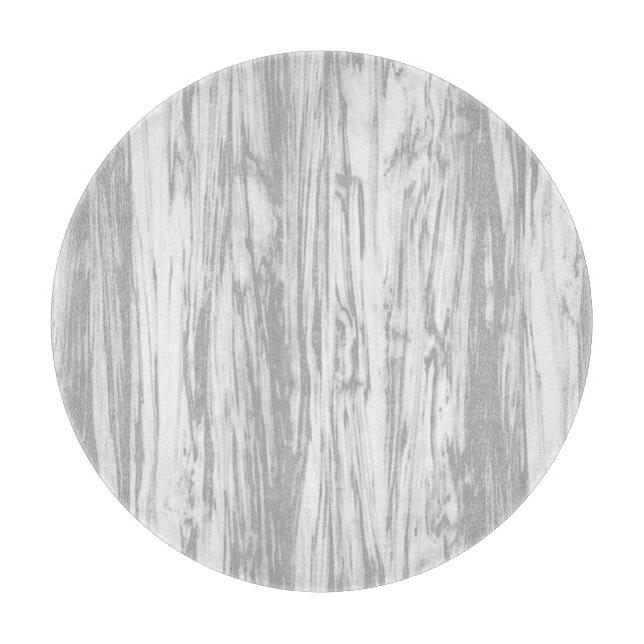 Driftwood pattern - grey / grey and white cutting board (Front)