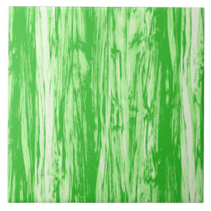 Driftwood pattern - lime green and white tile