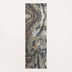 Driftwood Pattern Rustic Beach Wood Coastal Yoga Mat