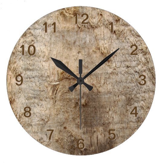 Driftwood Picture. Image of Weathered Wood. Clock