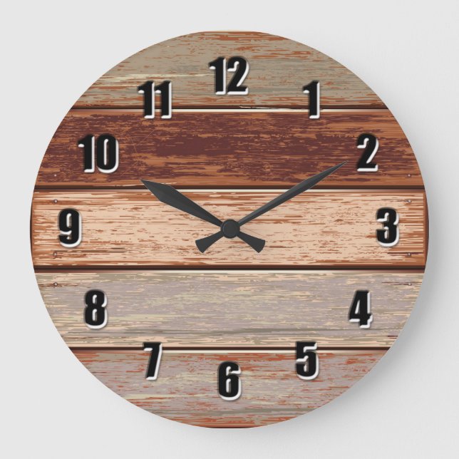 Driftwood rustic Wall Clock (Front)