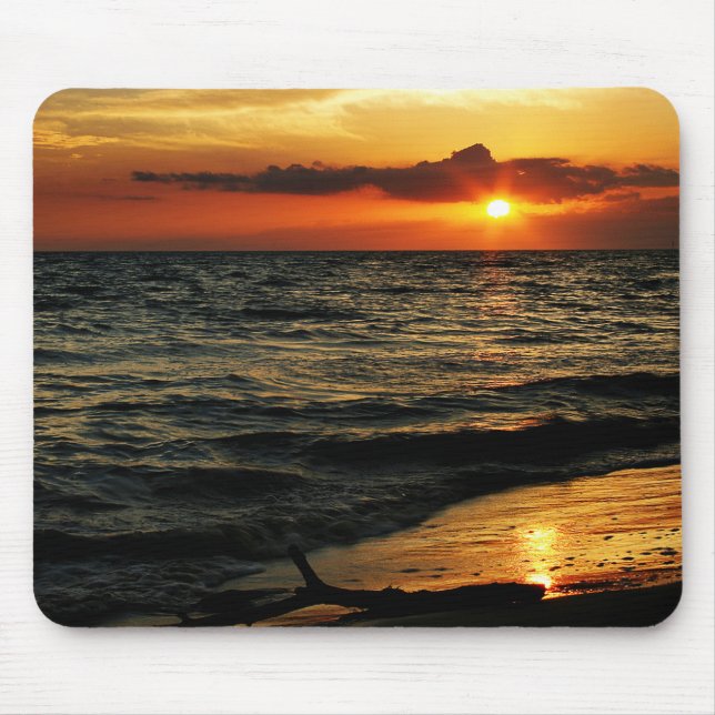 Driftwood Sunset Mouse Pad (Front)