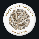 DRIFTWOOD THEMED MAGNET. FRIDGE MAGNET<br><div class="desc">Here is a driftwood-inspired magnet. Many people from all over the world share a love for driftwood art and crafts,  and collecting the driftwood itself is a special and meaningful part of the creative journey. This magnet was designed for the members in our facebook group,  Driftwood Enthusiasts Worldwide.</div>