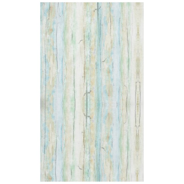 Driftwood Watercolor Coastal Beach Rustic Wood Art Tablecloth (Front)