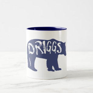 Driggs Idaho Bear Two-Tone Coffee Mug