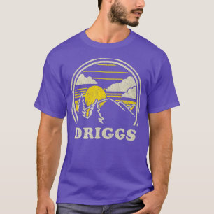 Driggs Idaho ID  Vintage Hiking Mountains  T-Shirt