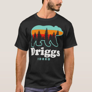 Driggs Idaho Skiing Outrs Driggs Vacation Bear TSh T-Shirt