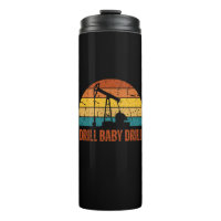 Drill Baby Drill Retro Sunset Style