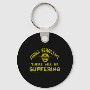 Drill Sergeant Boot Camp Discipline Recruit Traini Keychain