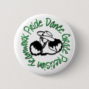 Drill Team - Dance Grace Precision Teamwork Pride 2 Inch Round Button