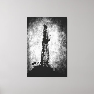 Drilling for Energy Canvas Print