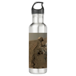 Drilling Mars Curiosity Red Martian Landscape 710 Ml Water Bottle