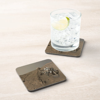 Drilling Mars Curiosity Red Martian Landscape Coaster