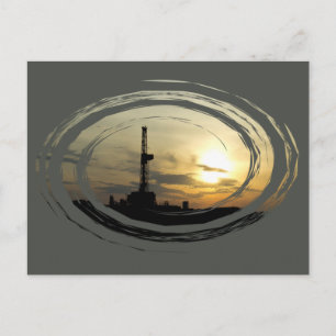 Drilling Rig Postcard