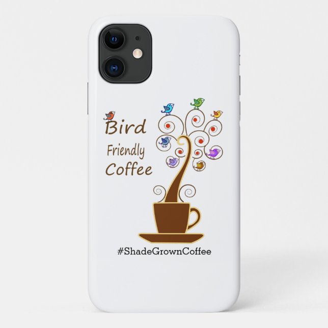 Drink Coffee and Save Birds Case-Mate iPhone Case (Back)