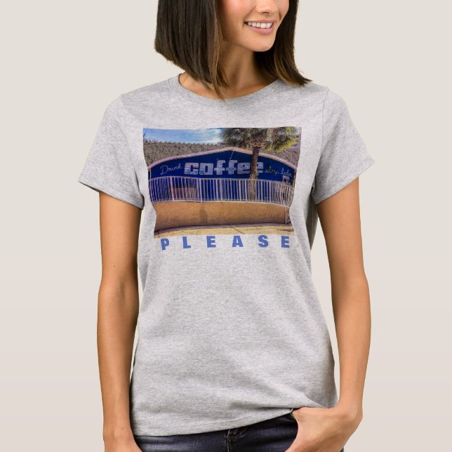 Drink COFFEE sleep later T-Shirt (Front)