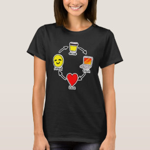 Drink Coffee Teach Love Repeat Quote T-Shirt
