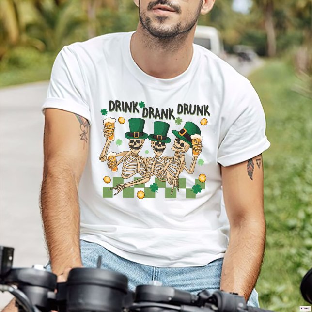Drink Drank Drunk, St Patrick's Day T-Shirt (Creator Uploaded)