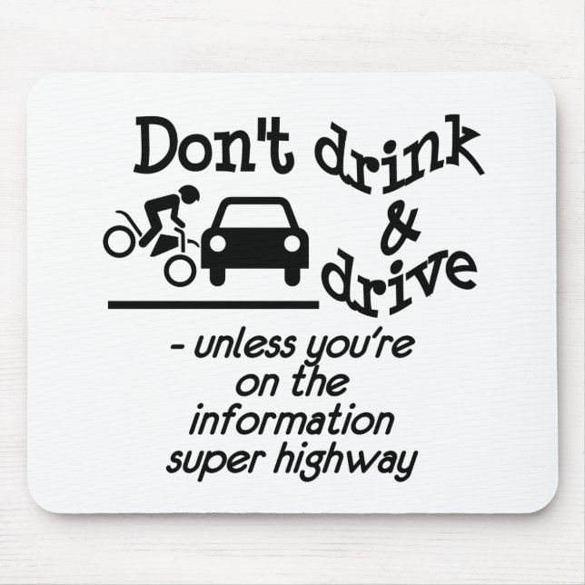 Drink & Drive mousepad (Front)