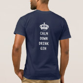 Drink Gin T-Shirt (Back)
