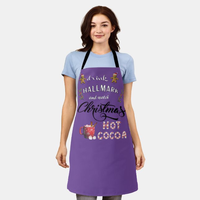 Drink hot cocoa and watch the Christmas Apron (Worn)