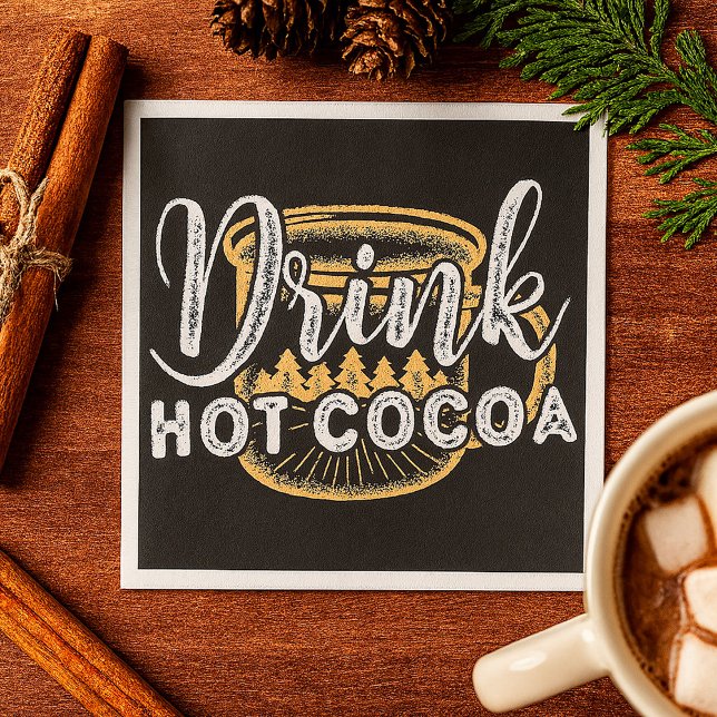 Drink Hot Cocoa Napkin (Creator Uploaded)